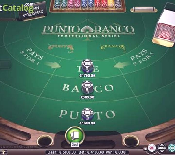 Punto Banco Professional Series VIP slot