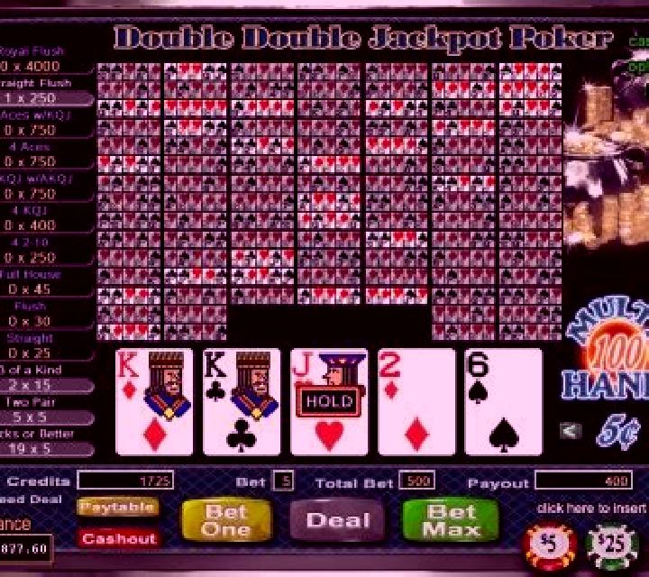 Pyramid Double Jackpot Poker (Betsoft) slot