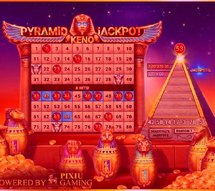 Pyramid Jackpot Keno slot