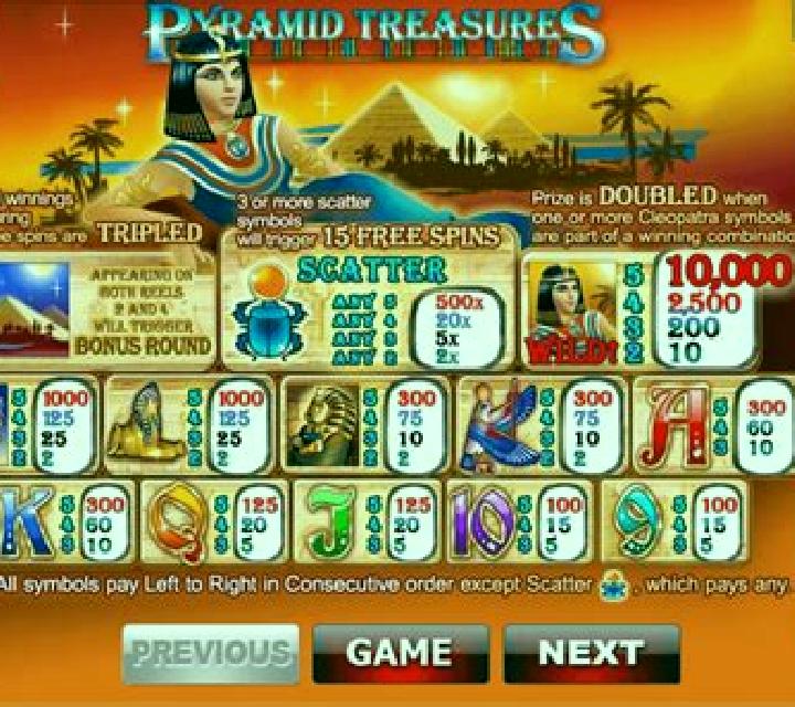 Pyramid Treasures slot