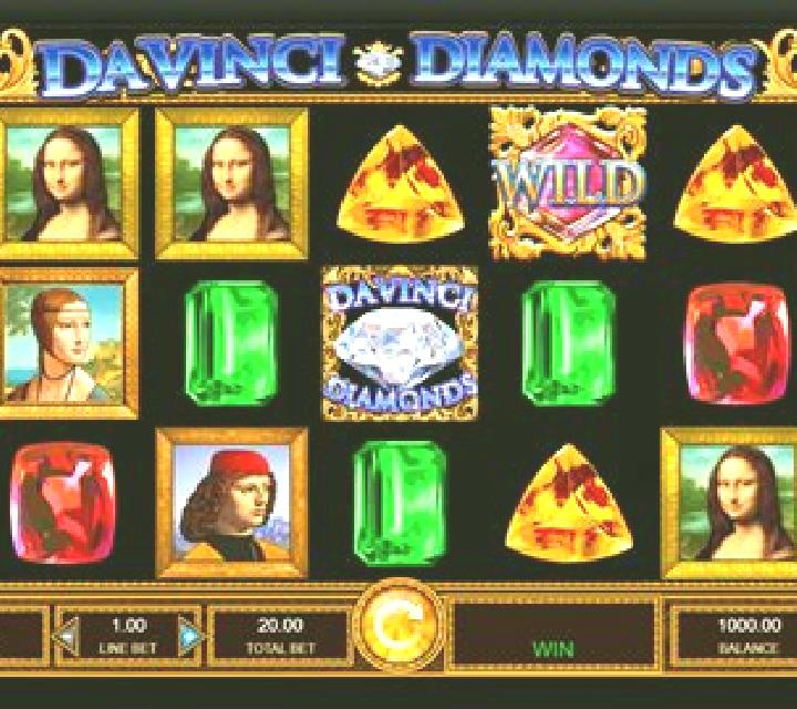 Quadruple Da Vinci Diamonds Jackpot slot machine