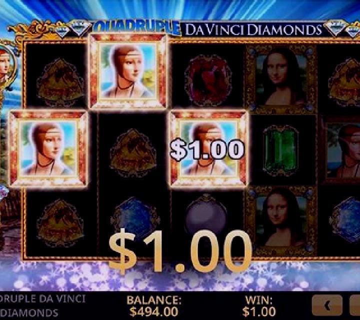 Quadruple Da Vinci Diamonds online slot