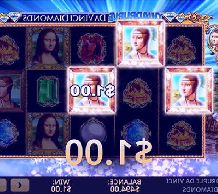 Quadruple Da Vinci Diamonds slot machine