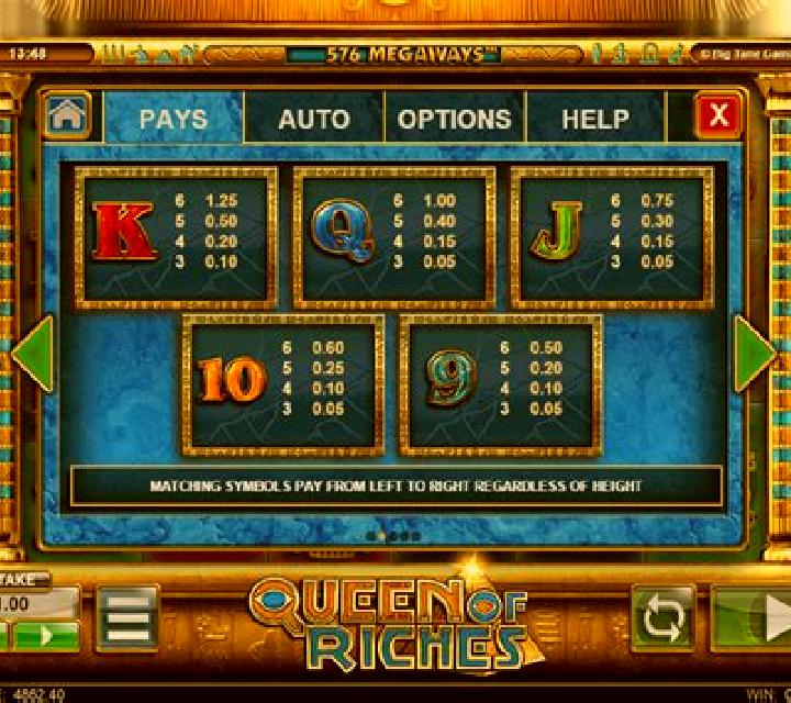 Queen of Riches slot game