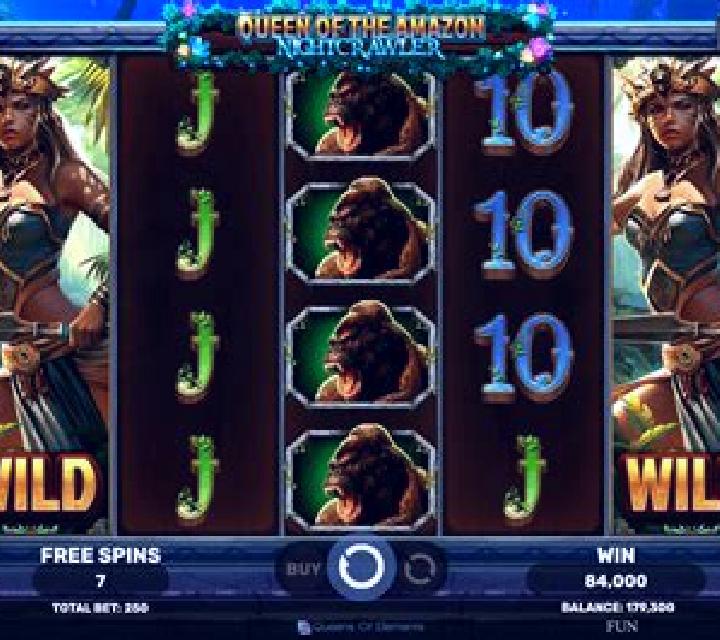 Queen of the Amazon - Nightcrawler slot machine