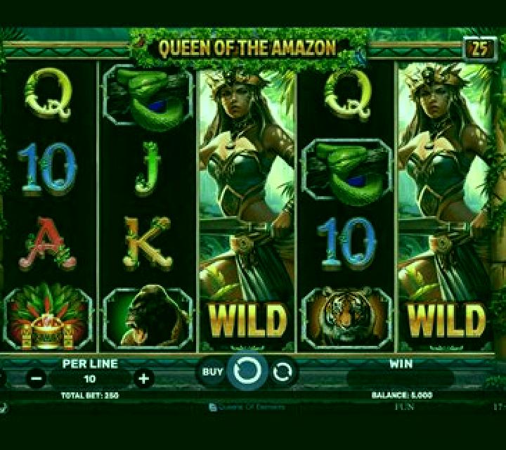 Queen of the Amazon slot game