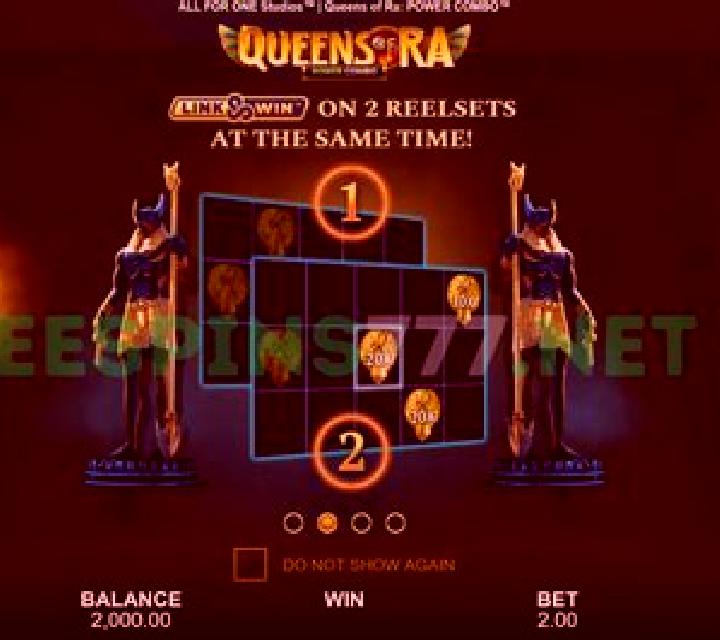 Queens of Ra Power Combo online slot