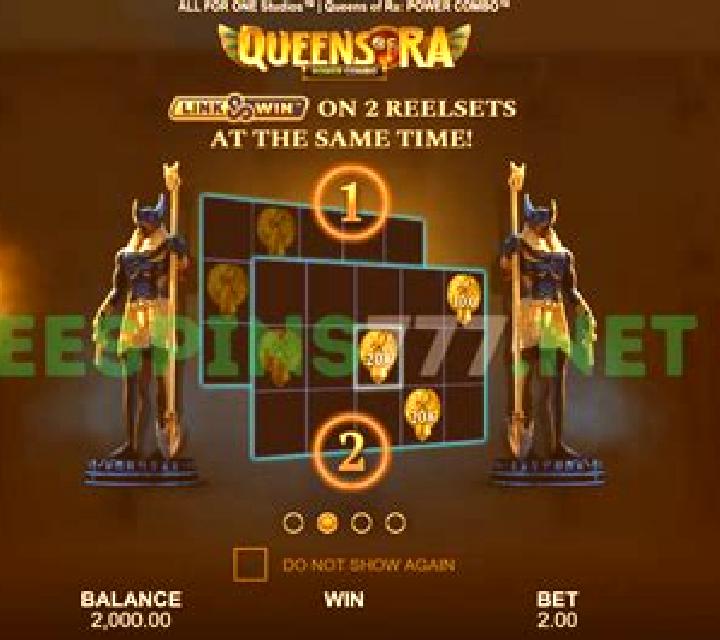 Queens of Ra Power Combo slot machine