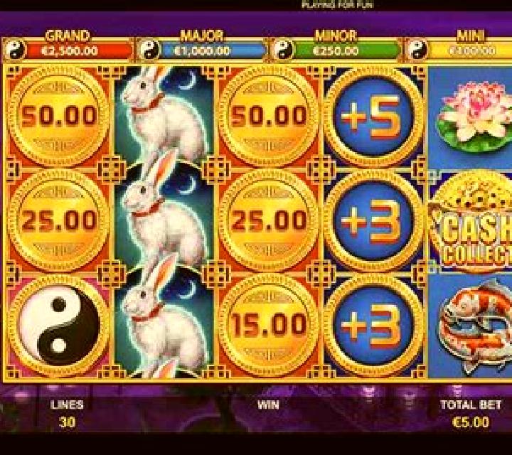 Rabbits Treasure Cash Collect slot game