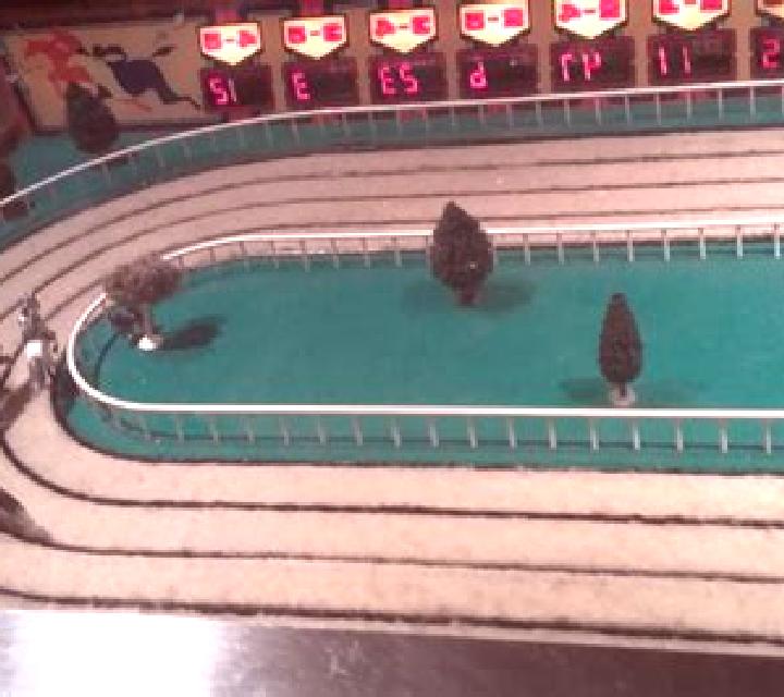 Racing slot machine
