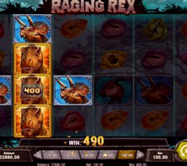 Raging Rex slot game