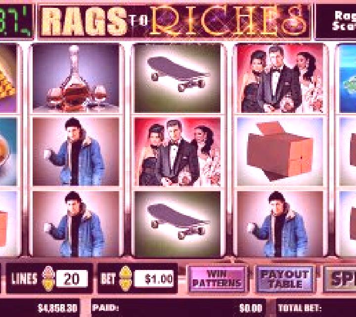 Rags to Riches slot machine