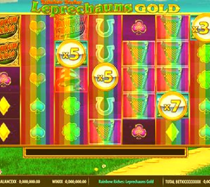 Rainbow Riches Leapin Leprechauns online slot