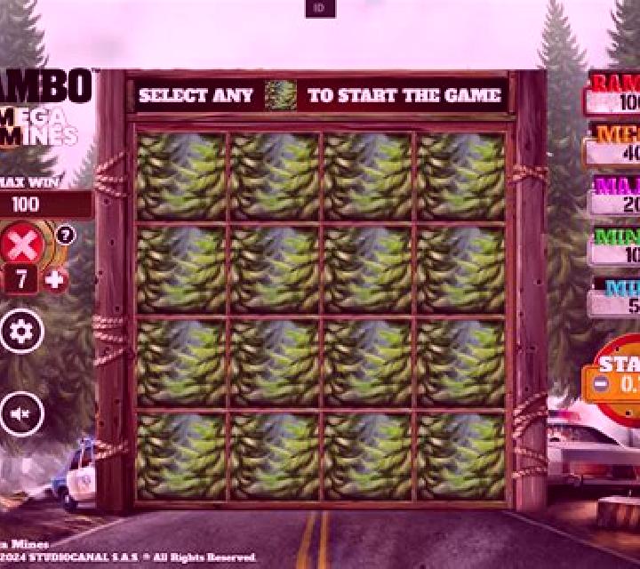 Rambo: Mega Mines slot
