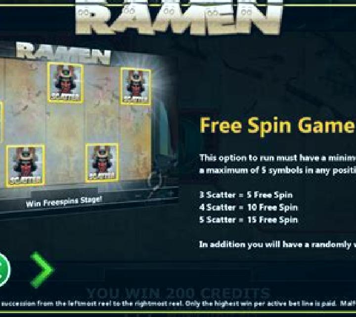 Ramen slot