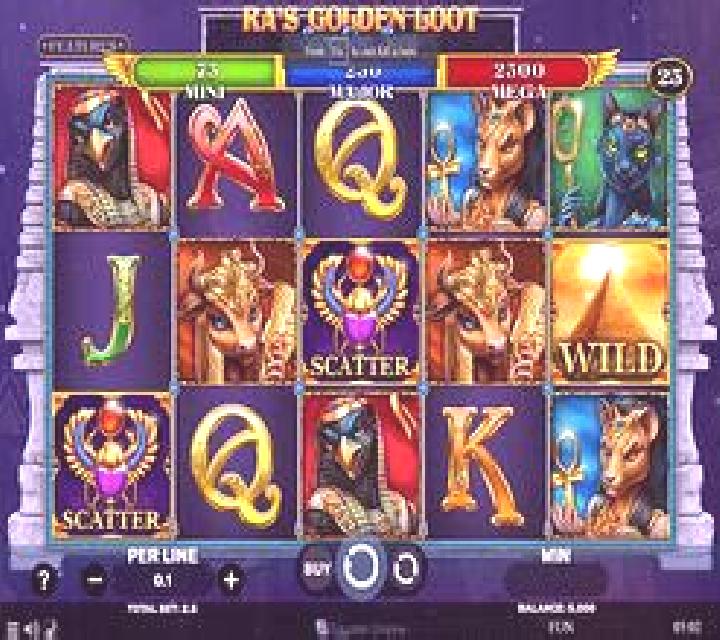 Ra s Golden Loot - Sapphire Suns slot