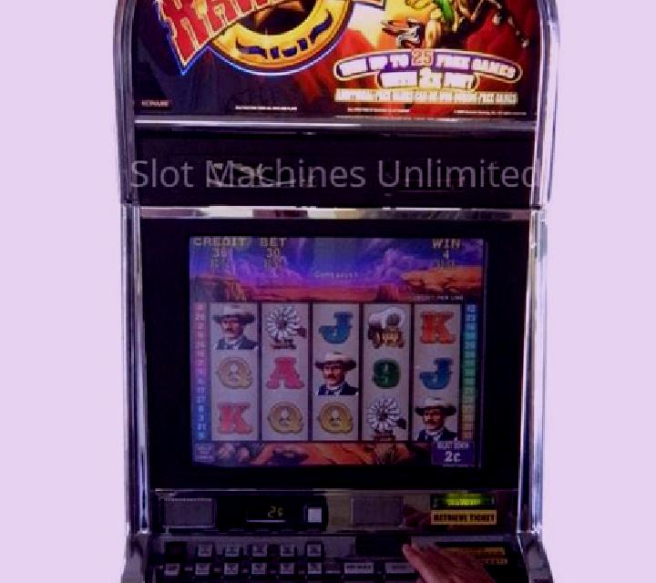 Rawhide slot machine