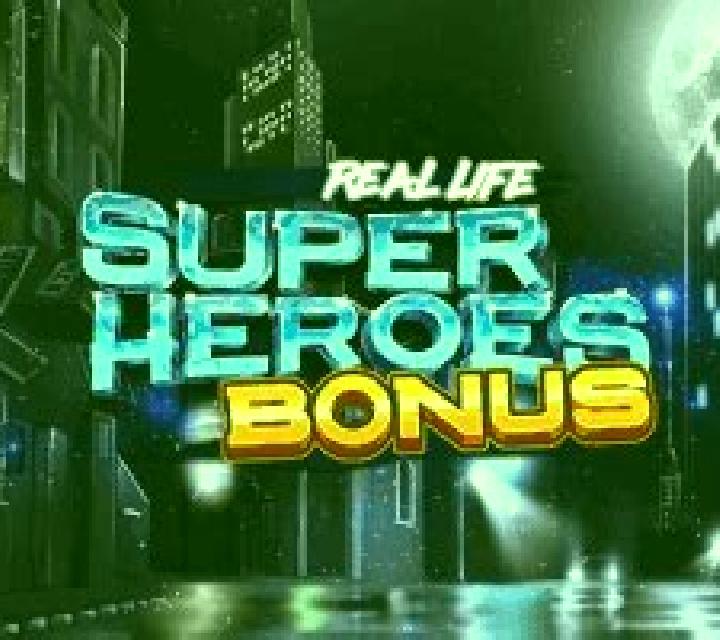 Real Life Super Heroes Bonus slot game