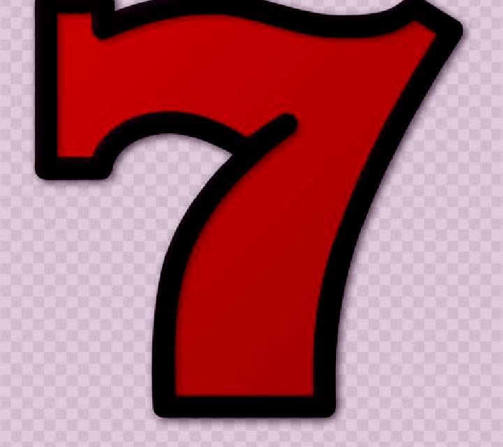 Red seven slot machine