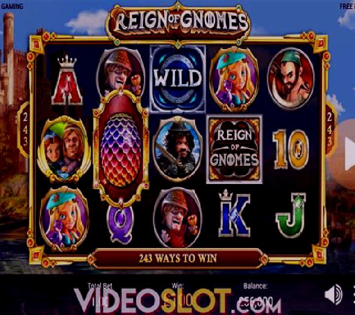 Reign of Gnomes slot machine