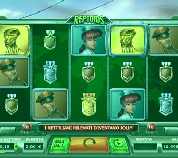 Reptoids slot machine