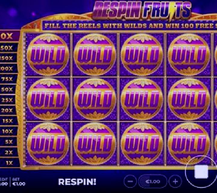 Respin Fruits slot