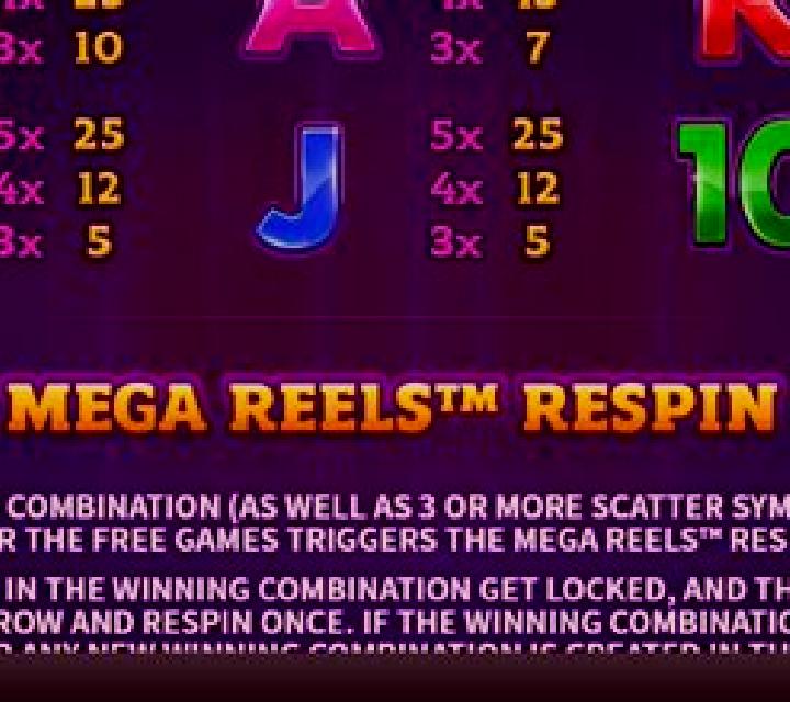 Respin Mania Mega Reels slot
