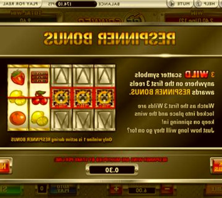 Respinner slot