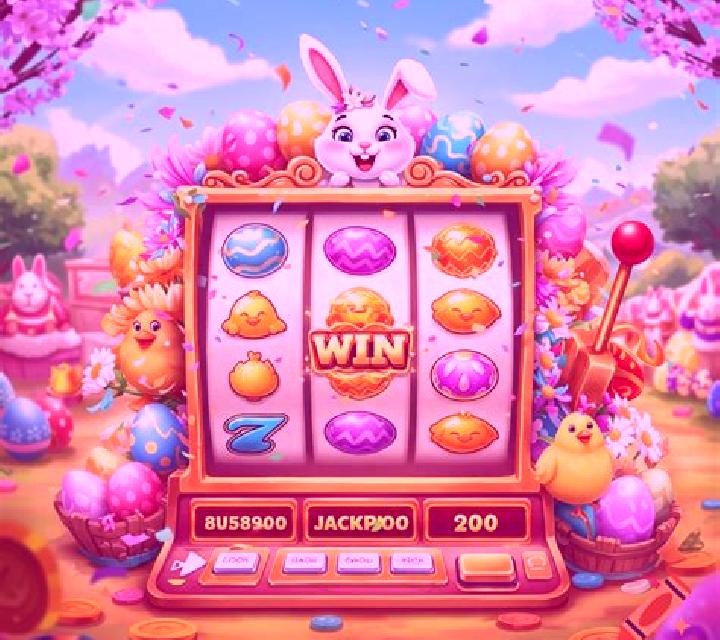 Retro Easter slot machine