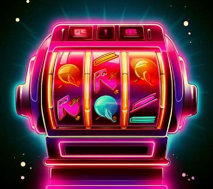 Retro Neon slot machine