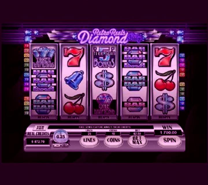 Retro Reels: Diamond Glitz online slot