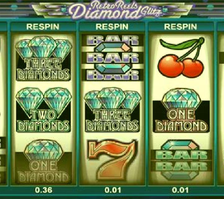 Retro Reels: Diamond Glitz slot machine