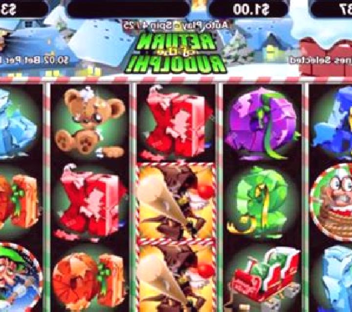 Return of the Rudolph slot machine