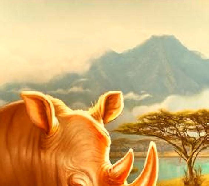 Rhino Hold and Win slot machine