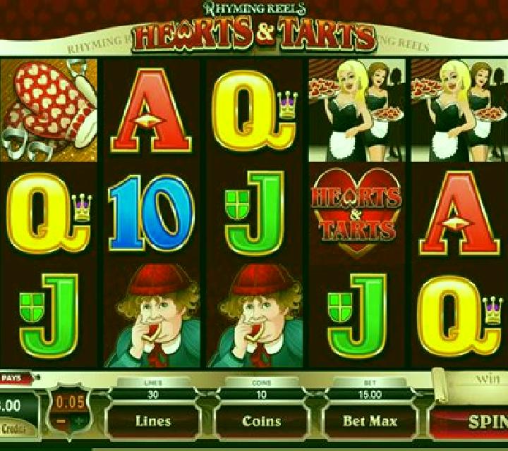 Rhyming Reels - Hearts Tarts slot