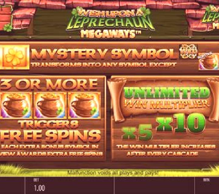 Rich Leprechaun Megaways slot game