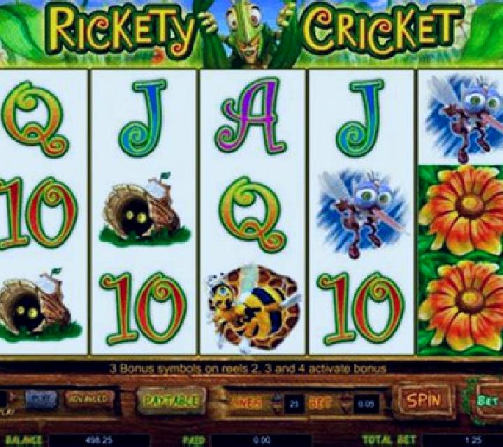 Rickety Cricket slot machine