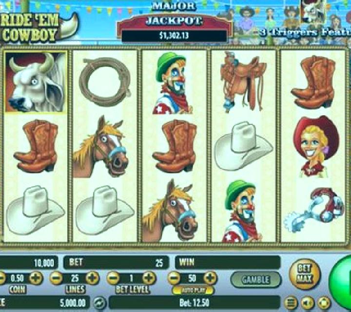 Ride em Cowboy slot machine