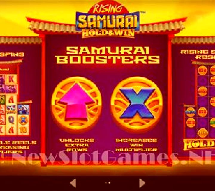 Rising Samurai: Hold and Win slot machine