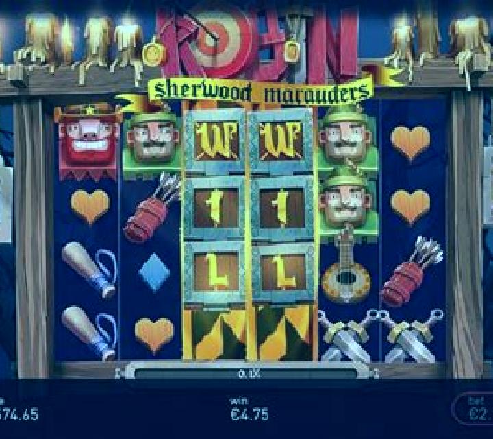 Robin Sherwood Marauders slot machine