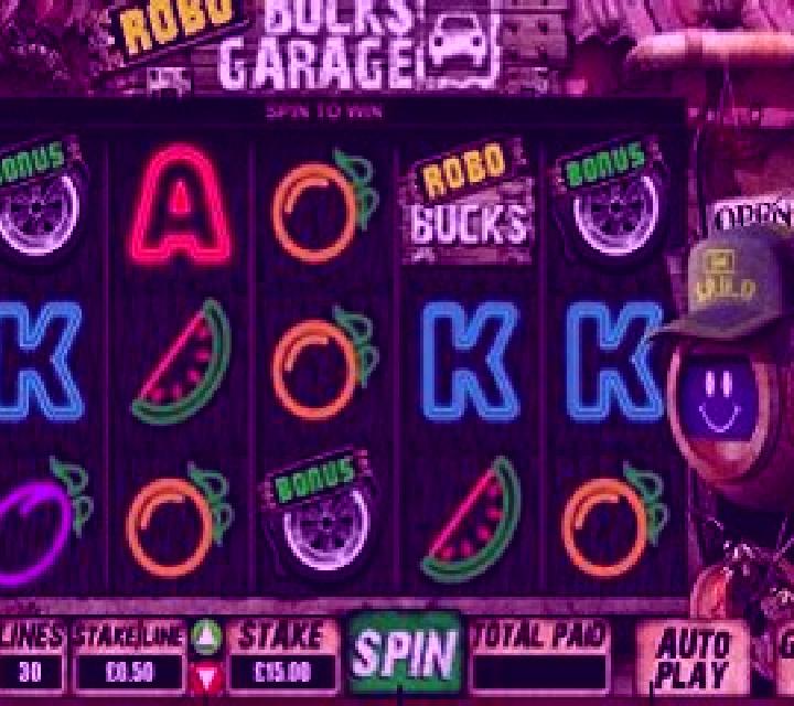 Robo Bucks Garage slot