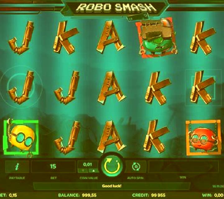 Robo Smash slot game