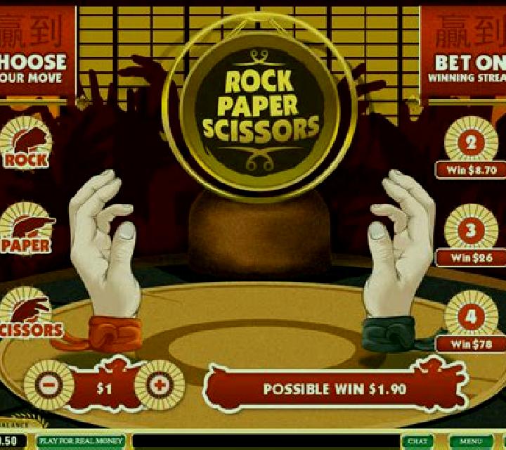 Rock Paper Scissors (Playtech) slot machine