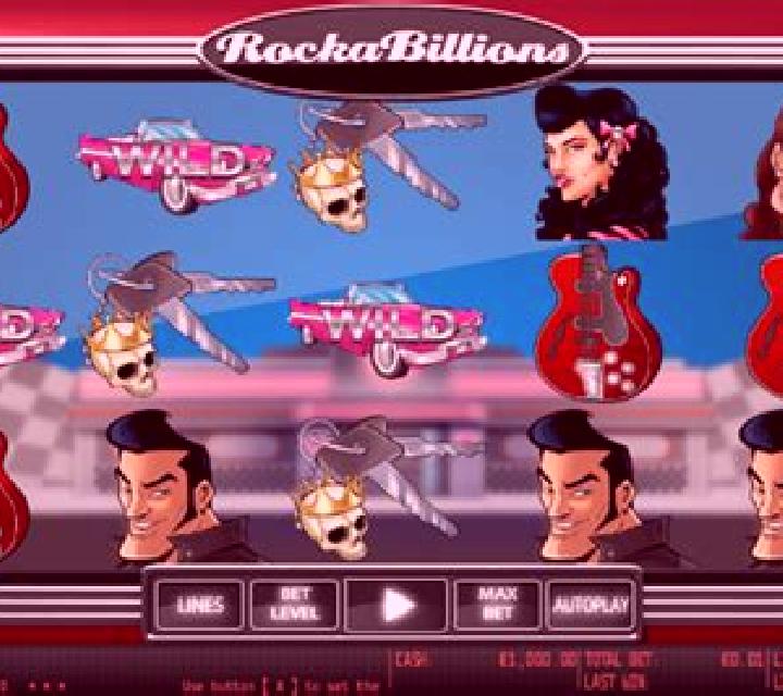Rockabillions HD slot game
