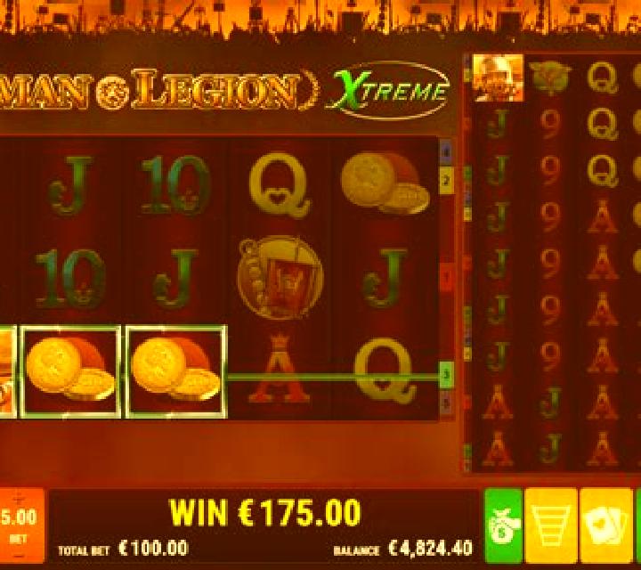 Roman Legion Xtreme RHFP slot machine