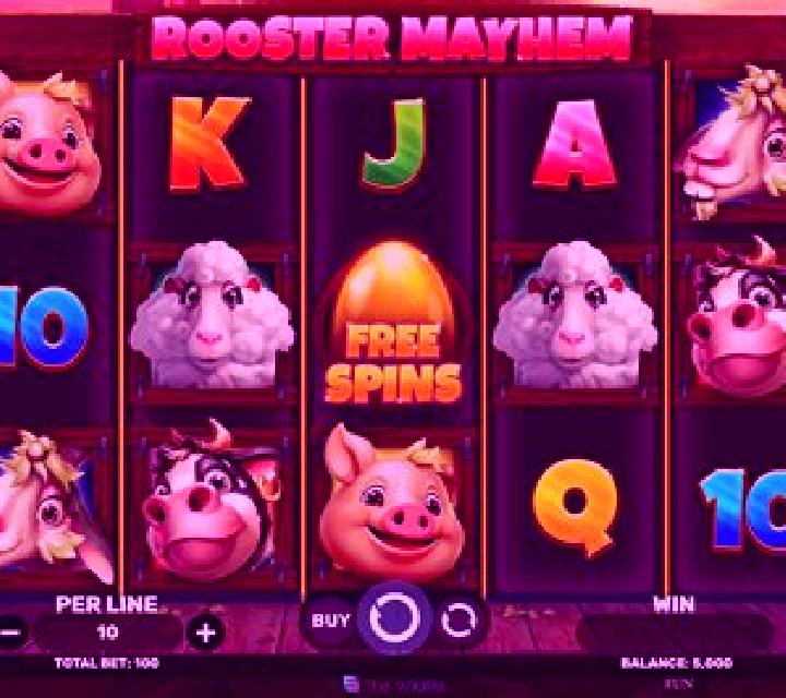 Rooster Mayhem Farm Outbreak slot machine
