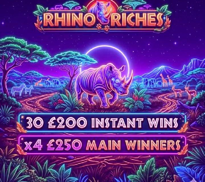 Rough Rhino Riches slot game