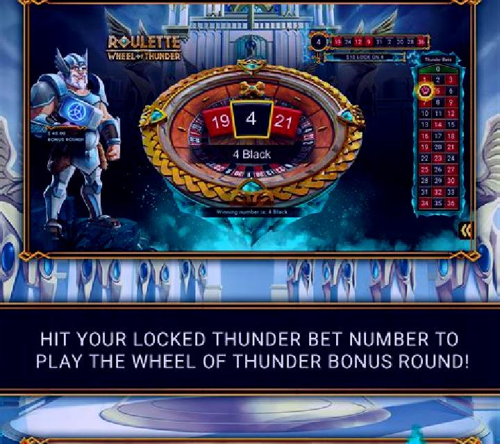 Roulette Wheel of Thunder slot machine