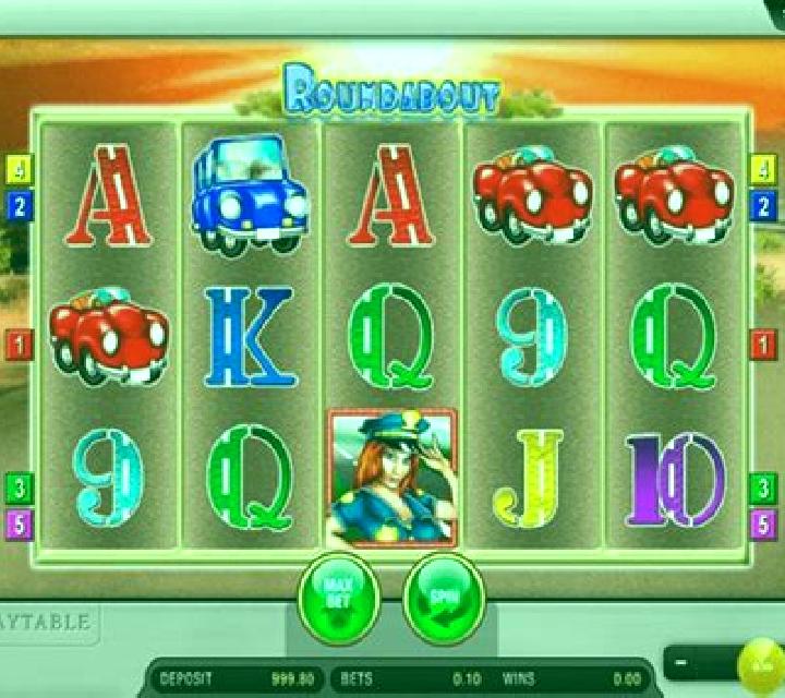 Roundabout slot machine