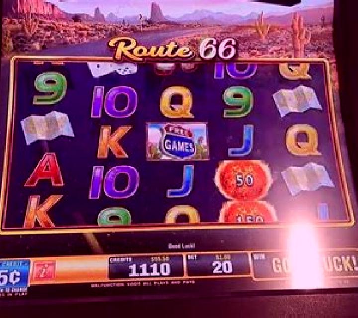 Route 66 slot machine